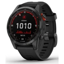 Garmin Fenix 7s Solar, Slate Gray With Black Band