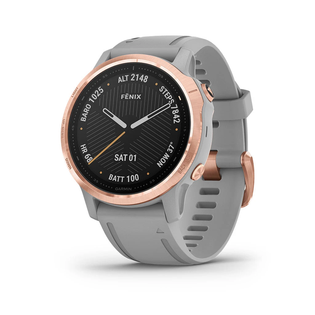 Garmin Fenix 6S Sapphire GPS Smartwatch | Rose Gold/Gray 1 Garmin Fenix 6S Sapphire GPS Smartwatch | Rose Gold/Gray