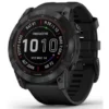 Garmin Fenix 7x Sapphire Solar, Black Dlc Titanium With Black Band
