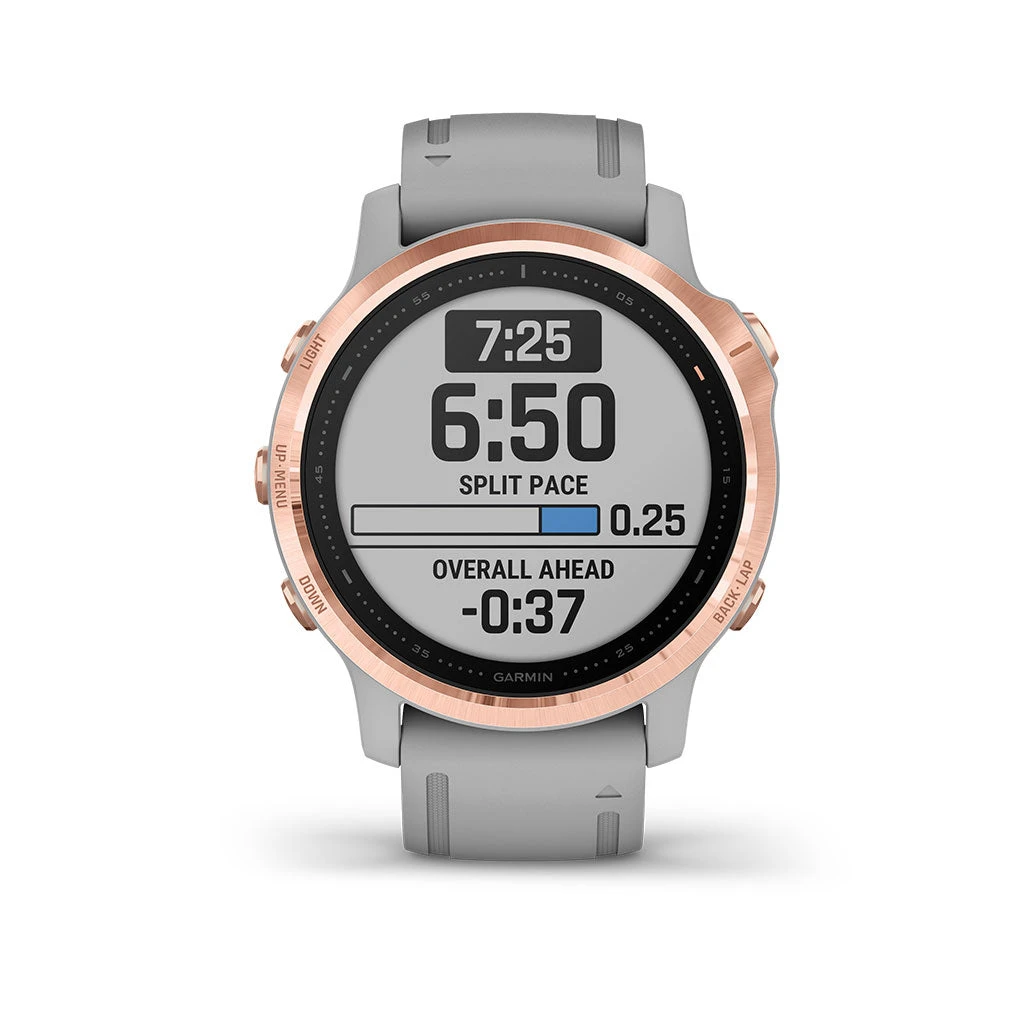 Garmin Fenix 6S Sapphire GPS Smartwatch | Rose Gold/Gray 2 Garmin Fenix 6S Sapphire GPS Smartwatch | Rose Gold/Gray - Image 2