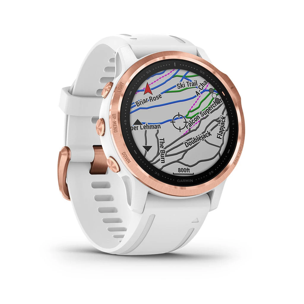 Garmin Fenix 6S Pro GPS Smartwatch | Rose Gold/White 3 Garmin Fenix 6S Pro GPS Smartwatch | Rose Gold/White - Image 3