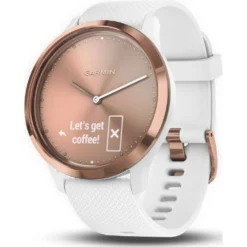 Garmin Vivomove HR Activity Tracking Smartwatch | Rose Gold/White