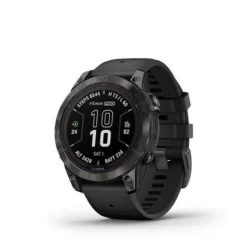 Garmin - Fenix 7 Pro Sapphire Solar GPS Smartwatch 47 Mm Fiber-reinforced Polymer - Carbon Gray DLC Titanium
