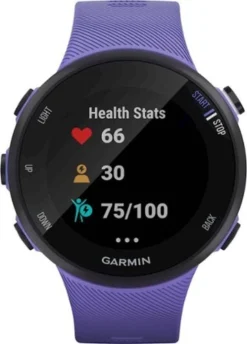 Garmin FORERUNNER 45S GPS SMARTWATCH 39MM FIBER-REINFORCED POLYMER - IRIS