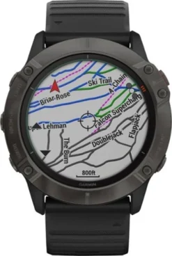 Garmin FĒNIX 6X PRO GPS SMARTWATCH 51MM FIBER-REINFORCED POLYMER - BLACK -Garmin Shop 6361879cv15d