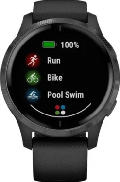 Garmin VENU GPS SMARTWATCH 30MM FIBER-REINFORCED POLYMER - BLACK WITH SILICONE BAND -Garmin Shop 6376438cv11d