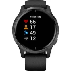 Garmin VENU GPS SMARTWATCH 30MM FIBER-REINFORCED POLYMER - BLACK WITH SILICONE BAND -Garmin Shop 6376438cv15a