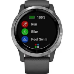 Garmin VÍVOACTIVE 4 GPS SMARTWATCH 45MM FIBER-REINFORCED POLYMER - SILVER
