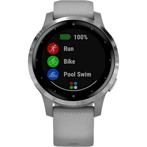 Garmin VÍVOACTIVE 4S GPS SMARTWATCH 40MM FIBER-REINFORCED POLYMER - SILVER 1 Garmin VÍVOACTIVE 4S GPS SMARTWATCH 40MM FIBER-REINFORCED POLYMER - SILVER