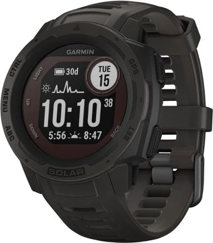 Garmin INSTINCT SOLAR SMARTWATCH 45MM FIBER-REINFORCED POLYMER - GRAPHITE 7 Garmin INSTINCT SOLAR SMARTWATCH 45MM FIBER-REINFORCED POLYMER - GRAPHITE - Image 7