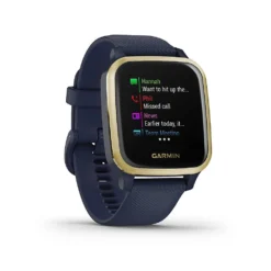 Garmin VENU SQ MUSIC EDITION GPS SMARTWATCH 33MM FIBER-REINFORCED POLYMER - NAVY -Garmin Shop 6426935 rd