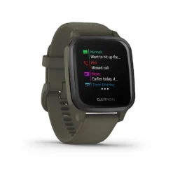 Garmin VENU SQ MUSIC EDITION GPS SMARTWATCH 33MM FIBER-REINFORCED POLYMER - MOSS -Garmin Shop 6426941 rd