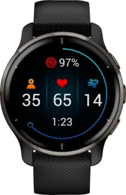 Garmin VENU 2 PLUS GPS SMARTWATCH 43 MM FIBER-REINFORCED POLYMER - SLATE
