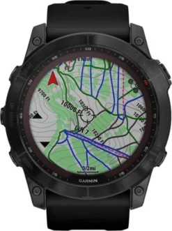 Garmin FĒNIX 7X SAPPHIRE SOLAR GPS SMARTWATCH 51 MM FIBER-REINFORCED POLYMER - BLACK DLC TITANIUM -Garmin Shop 6494386cv2d