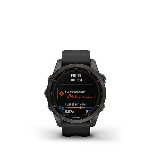 Garmin FĒNIX 7S SAPPHIRE SOLAR GPS SMARTWATCH 42 MM FIBER-REINFORCED POLYMER - CARBON GRAY DLC TITANIUM 1 Garmin FĒNIX 7S SAPPHIRE SOLAR GPS SMARTWATCH 42 MM FIBER-REINFORCED POLYMER - CARBON GRAY DLC TITANIUM