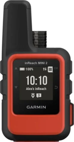 Garmin INREACH MINI 2 COMPACT SATELLITE COMMUNICATOR 1.3 GPS WITH BUILT-IN BLUETOOTH - FLAME RED
