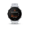 Garmin FORERUNNER 955 SOLAR GPS SMARTWATCH 47 MM FIBER-REINFORCED POLYMER - WHITESTONE