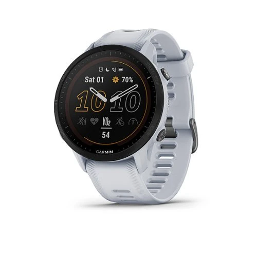 Garmin FORERUNNER 955 SOLAR GPS SMARTWATCH 47 MM FIBER-REINFORCED POLYMER - WHITESTONE 4 Garmin FORERUNNER 955 SOLAR GPS SMARTWATCH 47 MM FIBER-REINFORCED POLYMER - WHITESTONE - Image 4