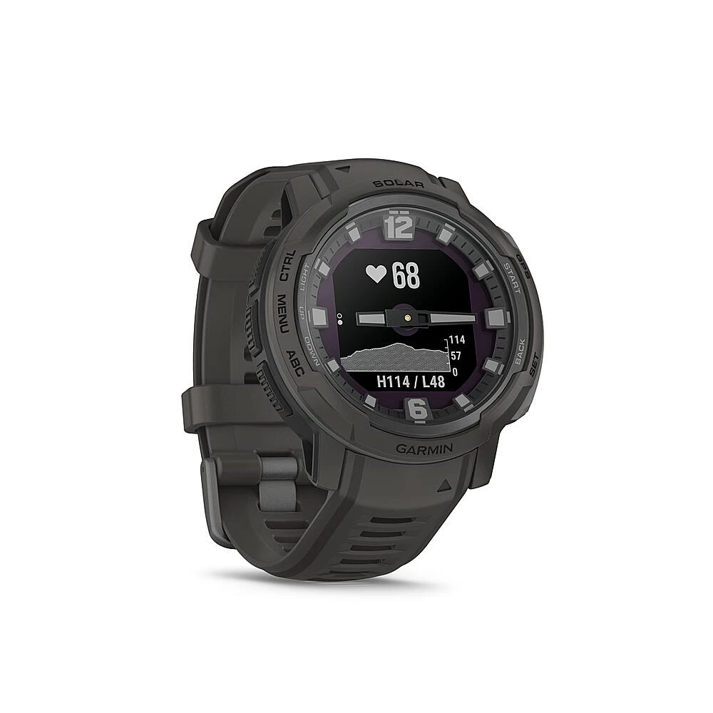 Garmin INSTINCT CROSSOVER SOLAR 45MM SMARTWATCH FIBER-REINFORCED POLYMER - GRAPHITE 3 Garmin INSTINCT CROSSOVER SOLAR 45MM SMARTWATCH FIBER-REINFORCED POLYMER - GRAPHITE - Image 3