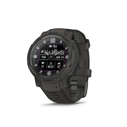 Garmin INSTINCT CROSSOVER SOLAR 45MM SMARTWATCH FIBER-REINFORCED POLYMER - GRAPHITE 4 Garmin INSTINCT CROSSOVER SOLAR 45MM SMARTWATCH FIBER-REINFORCED POLYMER - GRAPHITE - Image 4