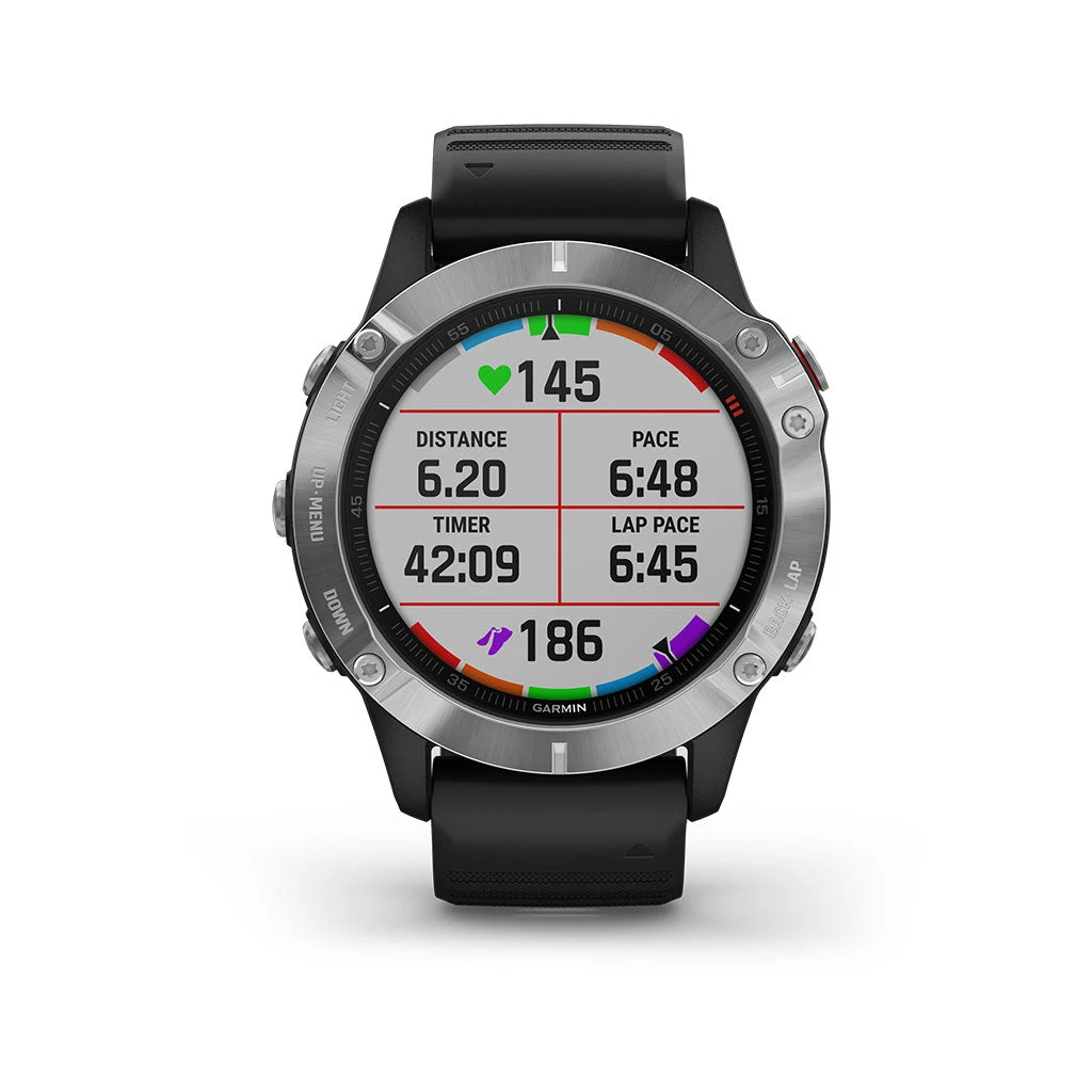 Garmin Fenix 6 GPS Sport Activty Tracking Watch | Silver/Black 6 Garmin Fenix 6 GPS Sport Activty Tracking Watch | Silver/Black - Image 6