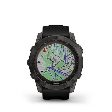 Garmin - Fēnix 7X Sapphire Solar GPS Smartwatch 51 Mm Fiber-reinforced Polymer - Carbon Gray DLC Titanium 5 Garmin - Fēnix 7X Sapphire Solar GPS Smartwatch 51 Mm Fiber-reinforced Polymer - Carbon Gray DLC Titanium - Image 5