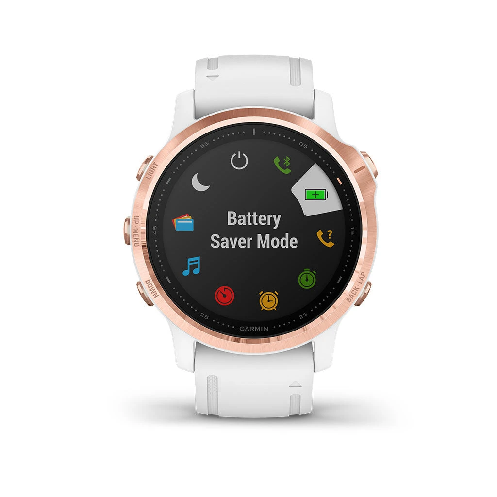 Garmin Fenix 6S Pro GPS Smartwatch | Rose Gold/White 7 Garmin Fenix 6S Pro GPS Smartwatch | Rose Gold/White - Image 7