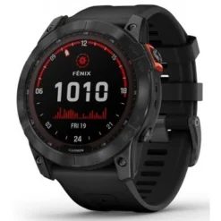 Garmin Fenix 7x Solar, Slate Gray With Black Band