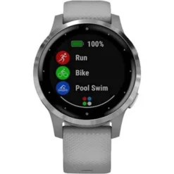 Garmin - VĂvoactive 4S GPS Smartwatch 40mm Fiber-Reinforced Polymer - Silver