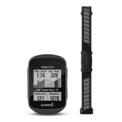 Garmin - Edge 130 Plus Compact 1.8" GPS Bike Computer With Training Features Bundle - Black