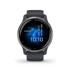 Garmin - Venu 2 Smartwatch 33mm Fiber-Reinforced Polymer - Slate Bezel With Black Case