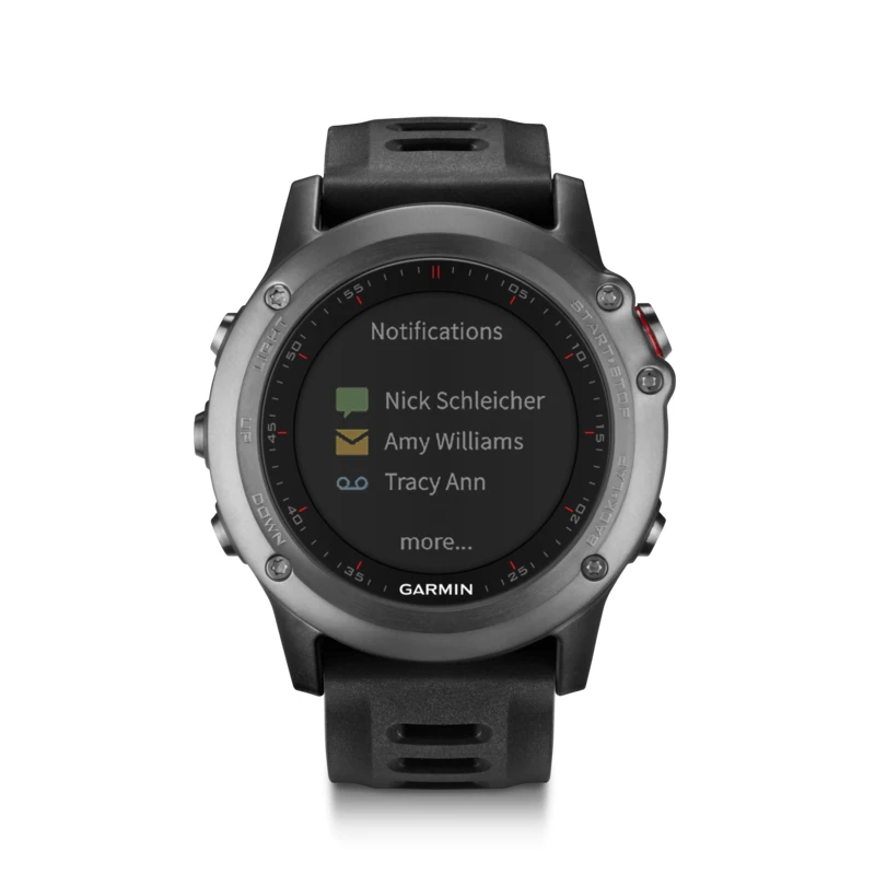 Garmin Fenix 3 Watch Performer Bundle With HRM-Run | Gray/Black 12 Garmin Fenix 3 Watch Performer Bundle With HRM-Run | Gray/Black - Image 12