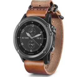 Garmin Fenix 3 Sapphire Multi-Sport GPS Watch | Gray/Leather