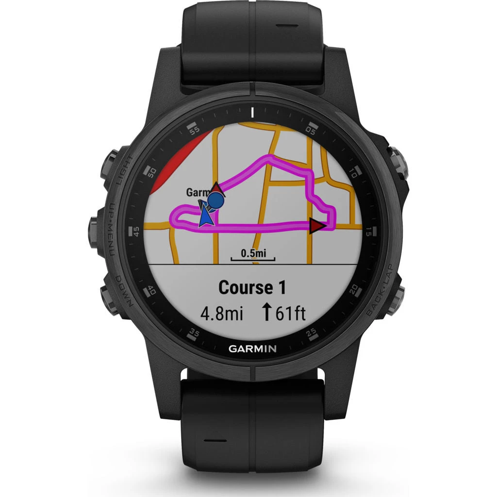 Garmin Fenix 5S Plus Sapphire Multisport GPS Watch | Black 3 Garmin Fenix 5S Plus Sapphire Multisport GPS Watch | Black - Image 3