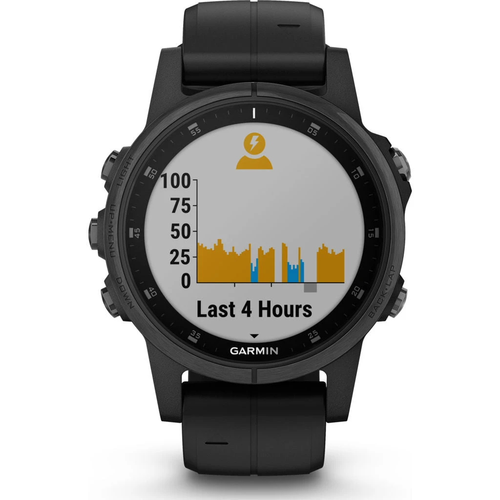 Garmin Fenix 5S Plus Sapphire Multisport GPS Watch | Black 8 Garmin Fenix 5S Plus Sapphire Multisport GPS Watch | Black - Image 8