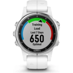 Garmin Fenix 5S Plus Sapphire Multisport GPS Watch | Carrara White -Garmin Shop R Fenix5sPlusWhite6