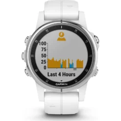 Garmin Fenix 5S Plus Sapphire Multisport GPS Watch | Carrara White -Garmin Shop R Fenix5sPlusWhite7