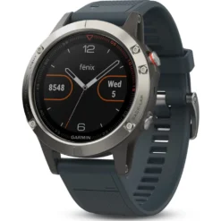 Garmin Fenix 5 Multisport GPS Watch | Silver/Granite Blue
