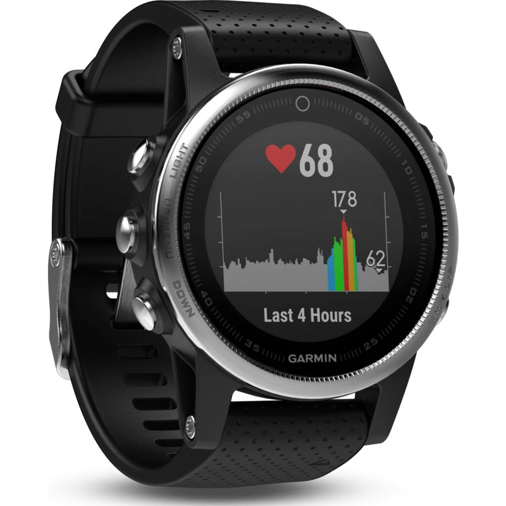 Garmin Fenix 5S Multisport GPS Watch | Silver/Black 5 Garmin Fenix 5S Multisport GPS Watch | Silver/Black - Image 5