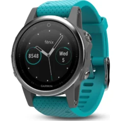 Garmin Fenix 5S Multisport GPS Watch | Silver/Gray/Turquoise