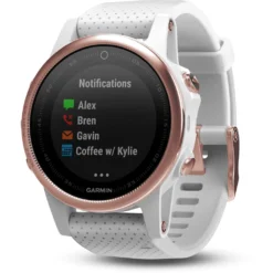 Garmin Fenix 5S Sapphire Multisport GPS Watch | Rose Gold/White