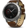 Garmin Fenix Chronos Multi-Sport GPS Watch | Silver/Leather