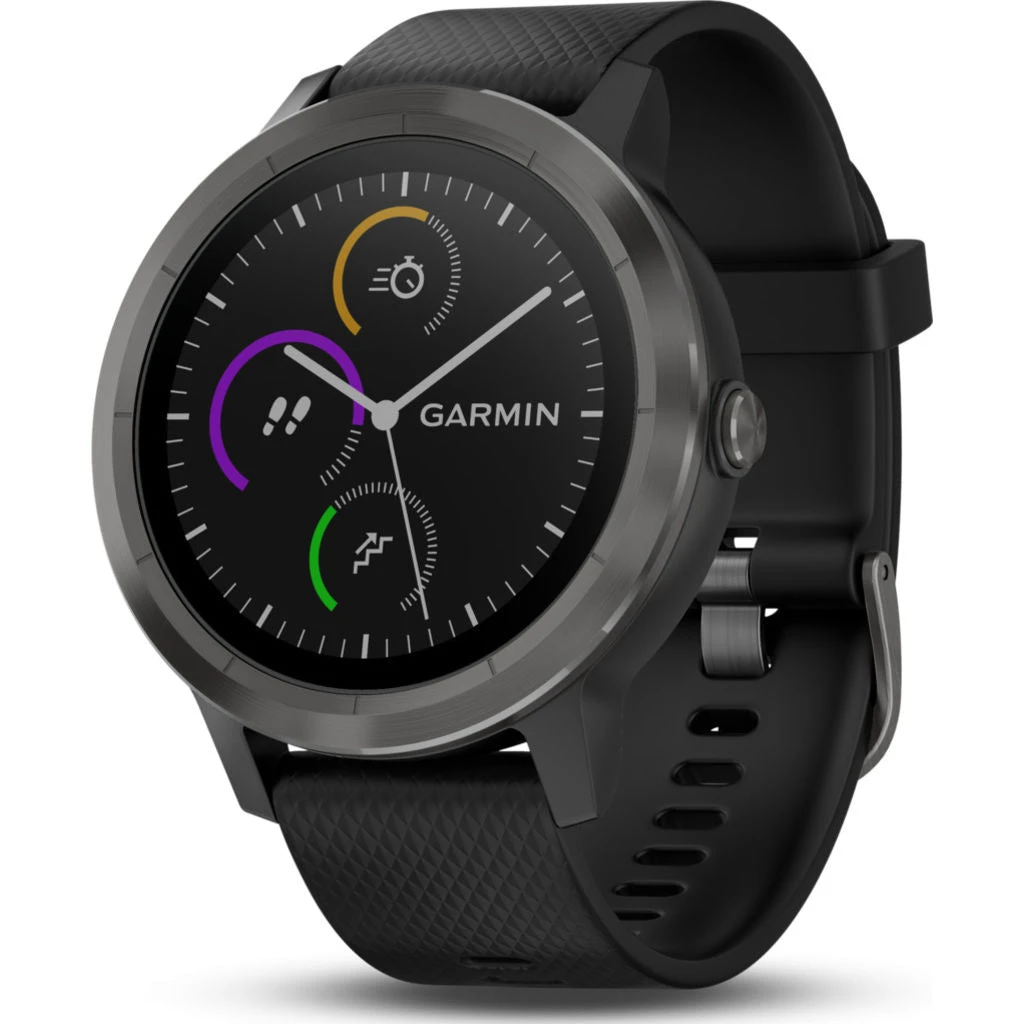 Garmin Vivoactive 3 HR Activity Tracking GPS Smartwatch | Black/Slate 1 Garmin Vivoactive 3 HR Activity Tracking GPS Smartwatch | Black/Slate