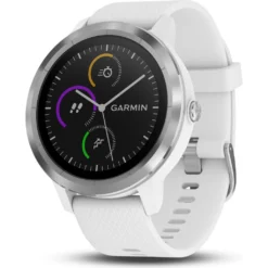 Garmin Vivoactive 3 HR Activity Tracking GPS Smartwatch | White & Stainless Steel