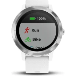 Garmin Vivoactive 3 HR Activity Tracking GPS Smartwatch | White & Stainless Steel -Garmin Shop R vivoactive3 HR 3004.5 1