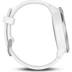 Garmin Vivoactive 3 HR Activity Tracking GPS Smartwatch | White & Stainless Steel -Garmin Shop R vivoactive3 HR 3005 1