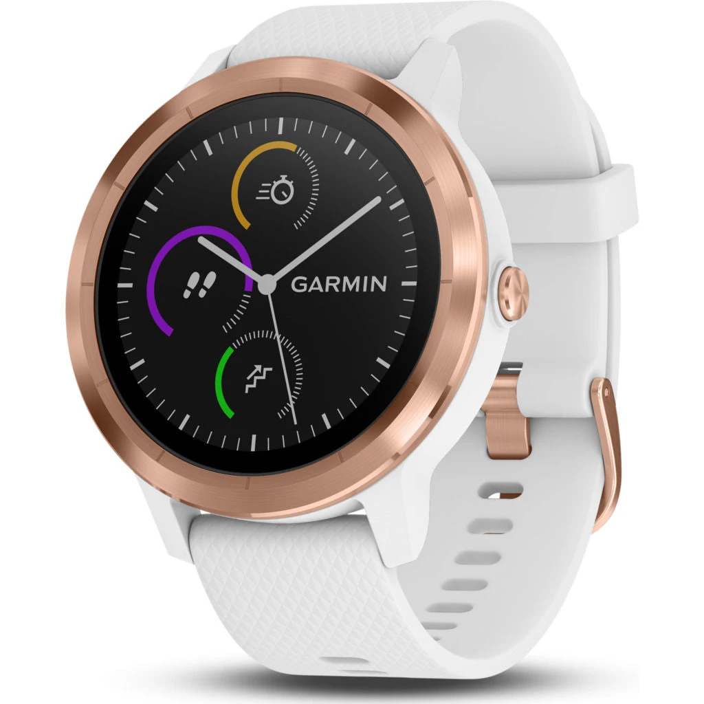 Garmin Vivoactive 3 HR Activity Tracking GPS Smartwatch | Rose Gold/White 1 Garmin Vivoactive 3 HR Activity Tracking GPS Smartwatch | Rose Gold/White