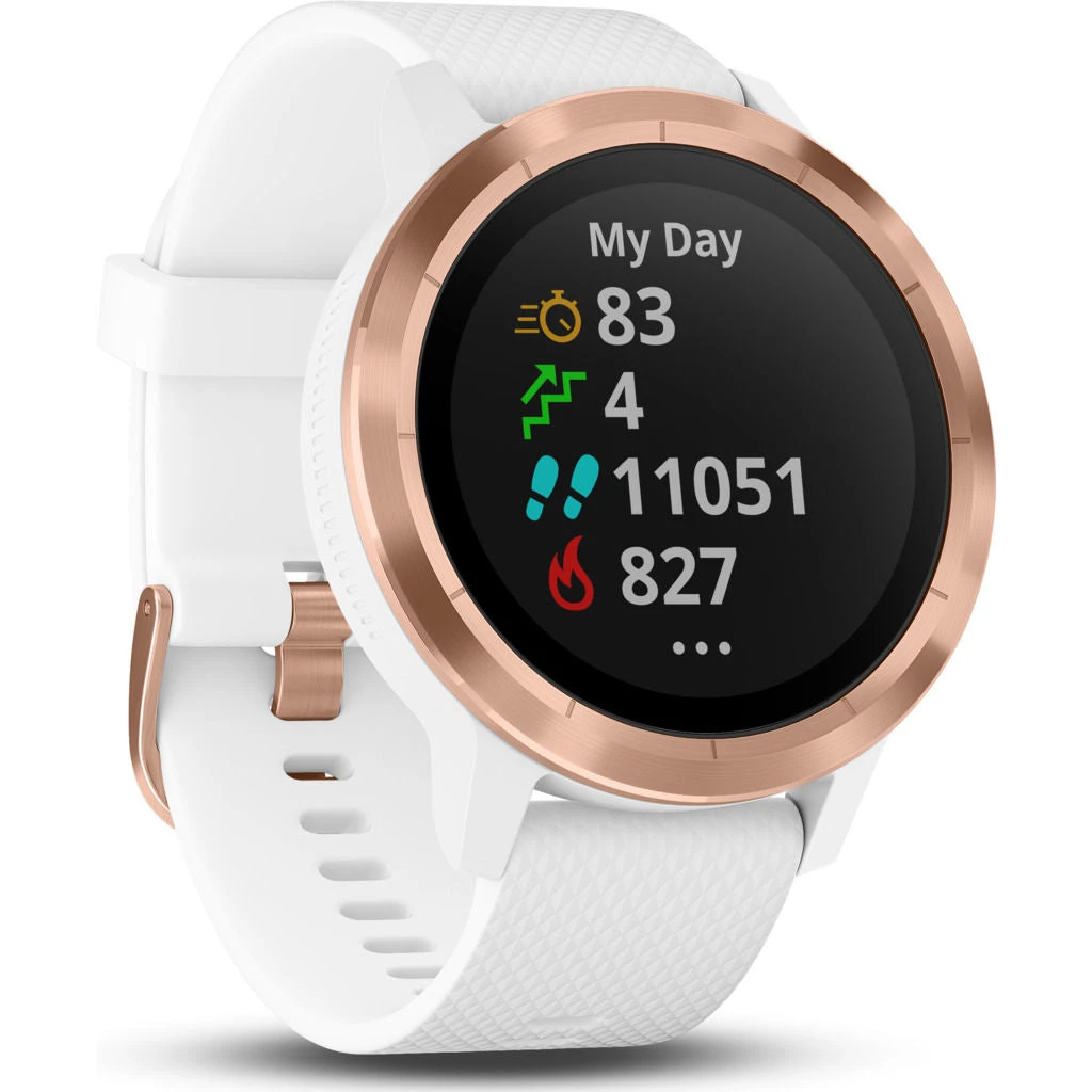 Garmin Vivoactive 3 HR Activity Tracking GPS Smartwatch | Rose Gold/White 2 Garmin Vivoactive 3 HR Activity Tracking GPS Smartwatch | Rose Gold/White - Image 2