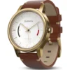 Garmin Vivomove Premium Activity Tracking Watch | Gold/Leather