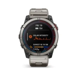 Garmin - Quatix 7X Solar Edition 51 Mm Fiber-reinforced Polymer - Titanium